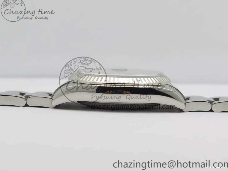 0211 DateJust 36mm SS 116234 ARF 1:1 Best Edition Blue Roman Dial Fluted On 904L SS Oyster Bracelet SA Supportive 3516